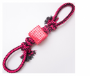 Snugarooz Baby Tug-N-Cube Tug Dog Toy