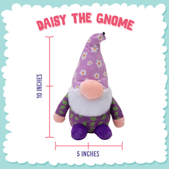 Snugarooz Gnome Crinkle & Squeak Plush Dog Toy - Daisy - Dog Toys 7