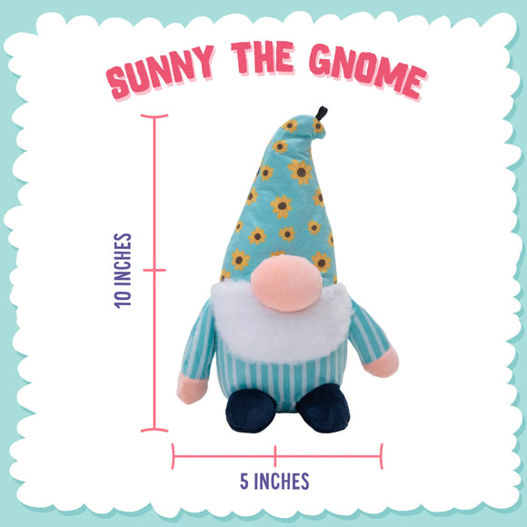 Snugarooz Gnome Crinkle & Squeak Plush Dog Toy - Sunny - Dog Toys 8