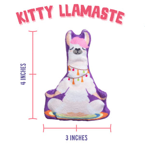 Snugarooz Kitty Llamaste with Catnip Cat Toy