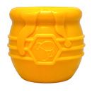 SodaPup Honey Pot Pup-X Durable Rubber Treat Dispenser Toy - Yellow / Large - Treat Dispensers Chew Toys 1