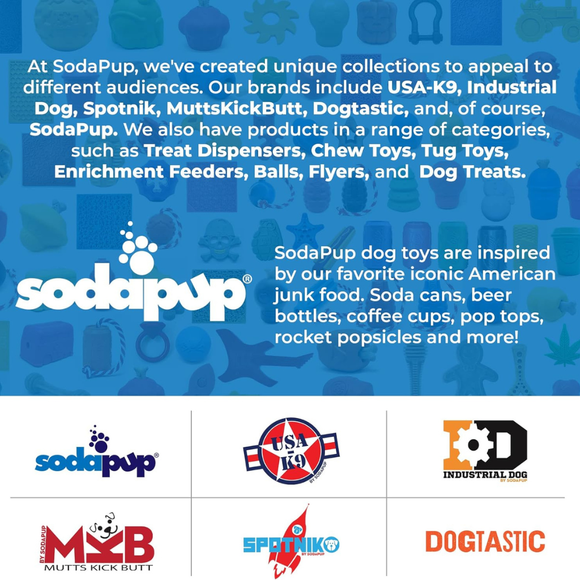SodaPup TPE Emat Zombie Orange Lick Mat - Dog Toy 6