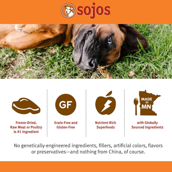 Sojos Complete Turkey Recipe Freeze-Dried Adult Food For Dog