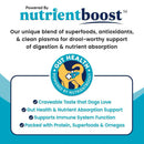 This beef meal topper for dogs is powered by nutrientboost