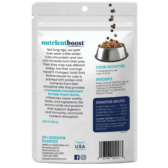 Wholesome cat food topper that is packed with protein and nutrients that your feline friend will love
