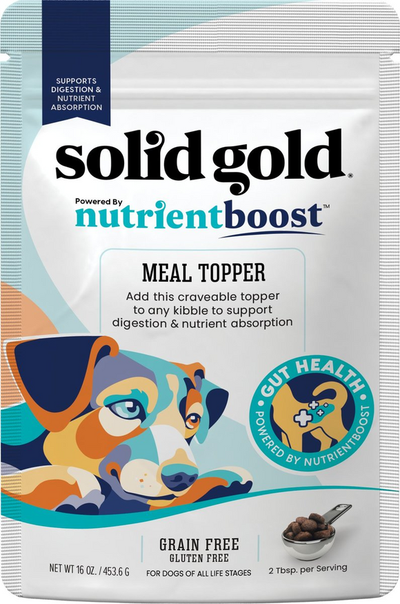 Solid Gold Nutrientboost Grain-Free Meal Topper for Dogs - 16 oz - Dog Food Toppers 8