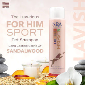 SPA by TropiClean Lavish For Him Shampoo for Pets (16oz)