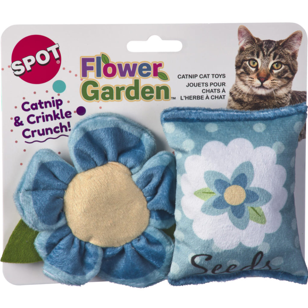 Spot Flower Garden Crinkly Catnip Cat Toys – 2 Pack | Catnip