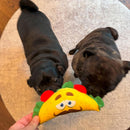 Spot Fun Food Plush Dog Toy Taco Multi-Color, Small