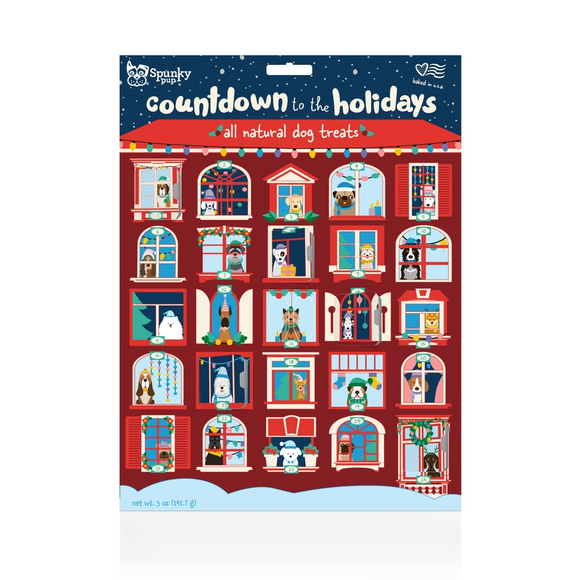 Spunky Pup Holiday 25-Day Advent Calender - 25 Days of Dog Treats - Dog Treats 1