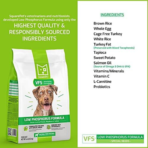 SquarePet VFS Low Phosphorus Formula Dry Dog Food - Dog Food 4