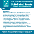 SquarePet VFS Skin & Digestion Support Soft Baked Dog Treats (6 oz) - Dog Treats 3