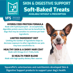 SquarePet VFS Skin & Digestion Support Soft Baked Dog Treats (6 oz) - Dog Treats 2