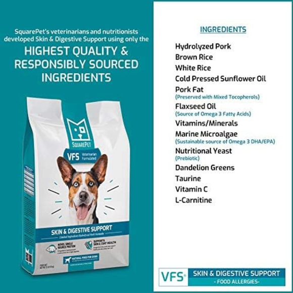SquarePet VFS Skin & Digestive Support Dry Dog Food - Dog Food 3
