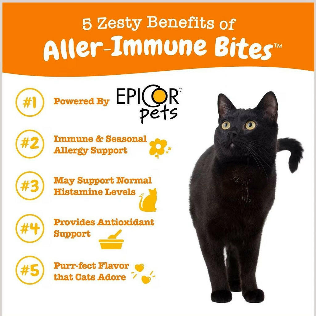 Zesty Allergy Immune Bacon Flavor Supplement For Cat (60 ct)