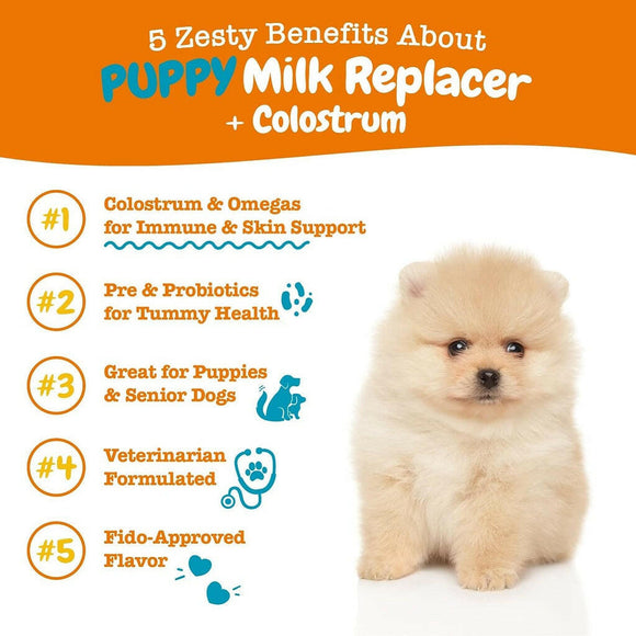 Zesty Milk Replacer Powder Supplement For Puppy (12 oz)