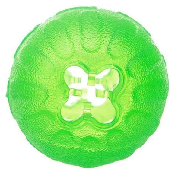 Starmark Treat Dispensing Chew Ball Dog Toy
