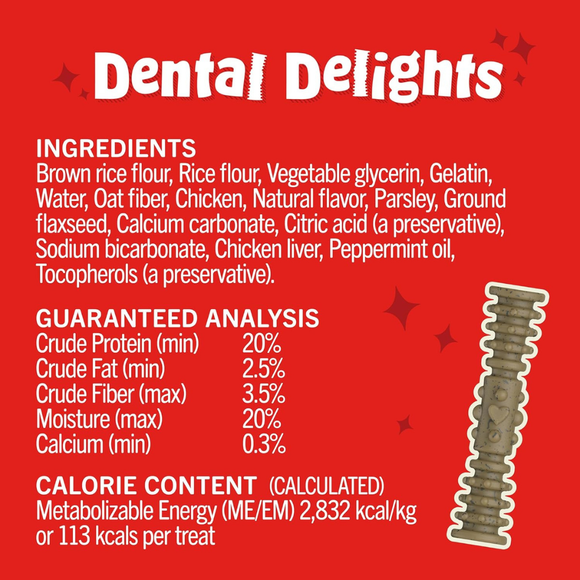 Stella & Chewy’s Dental Delights 4-in-1 Dental Treats for Dogs - Dog Dental Chews & Treats 6