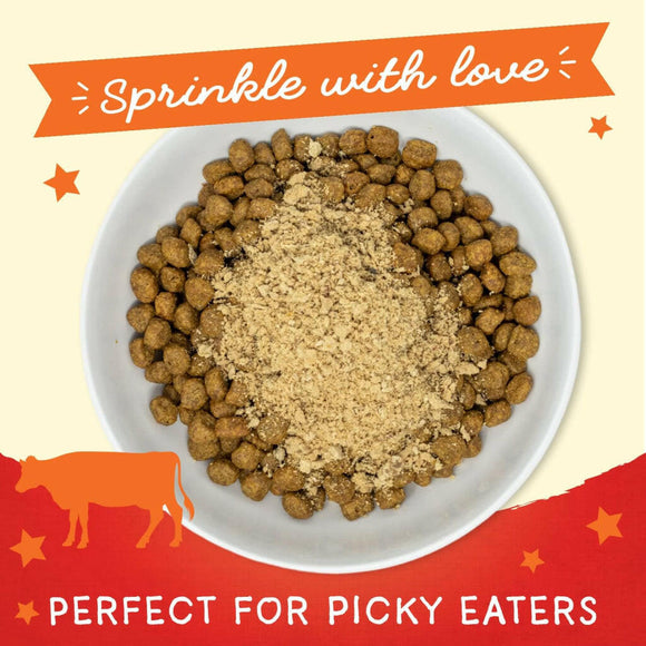 Stella & Chewy's Magical Dinner Dust Grass Fed Beef Freeze-Dried Raw Food Topper For Dogs (7 oz)