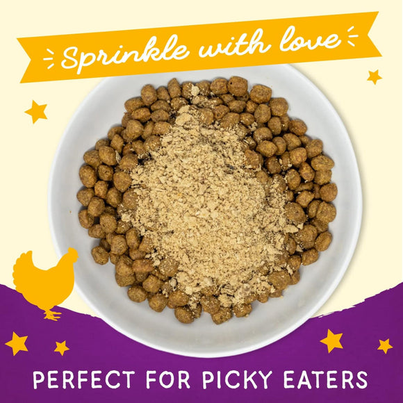 Stella & Chewy's Marie’s Magical Dinner Dust Cage Free Chicken Recipe Freeze-Dried Cat Food Topper (7 oz)