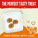 Stella & Chewy's Raw Coated Biscuits Grass-Fed Beef Recipe Crunchy Dog Treats (9 oz)
