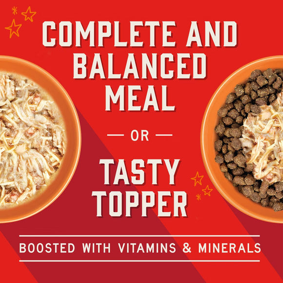 Stella & Chewy’s Shredrs Recipe in Broth Meal or Topper Wet Dog Food 2.8-oz case of 24 - Dog Food Toppers & Mixers 29