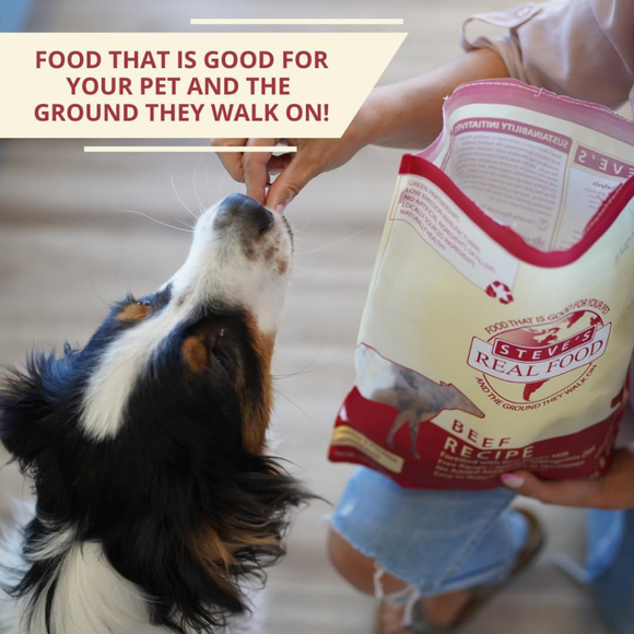 Steve’s Real Food Beef Recipe Freeze-Dried Pet Food for Cats & Dogs (1.25 lb) - Cat Food 5