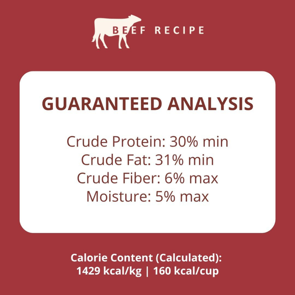 Steve’s Real Food Beef Recipe Freeze-Dried Pet Food for Cats & Dogs (1.25 lb) - Cat Food 8