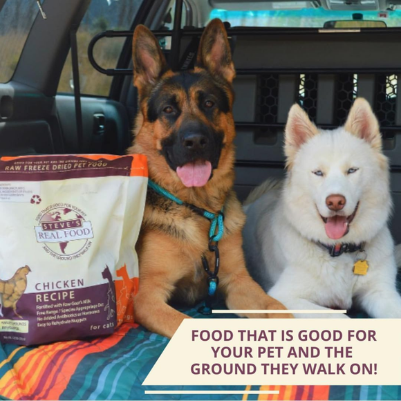 Steve’s Real Food Chicken Recipe Freeze-Dried Pet Food for Cats & Dogs (1.25 lb) - Freeze-Dried Dog & Cat Food 8