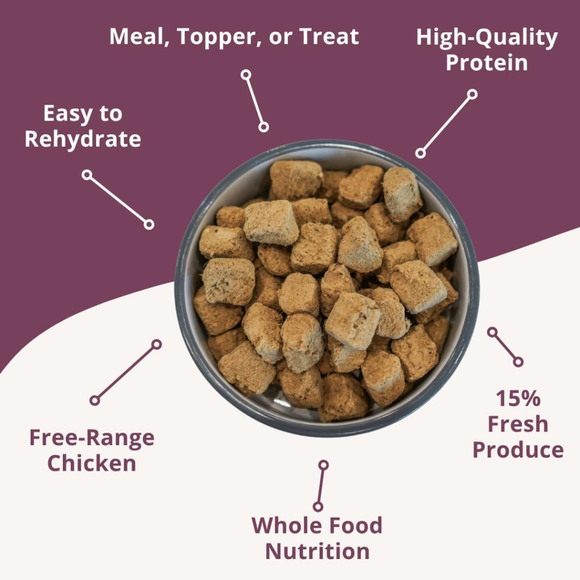 Steve’s Real Food Chicken Recipe Freeze-Dried Pet Food for Cats & Dogs (1.25 lb) - Freeze-Dried Dog & Cat Food 2
