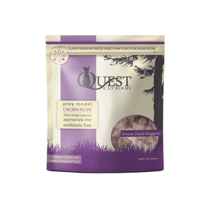 Steve’s Real Food Quest Chicken Recipe Freeze-Dried Cat Food (10 oz) - Cat Food 1