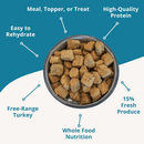Steve’s Real Food Turkey Recipe Freeze-Dried Pet Food for Cats & Dogs (1.25 lb) - Freeze-Dried Dog & Cat Food 5