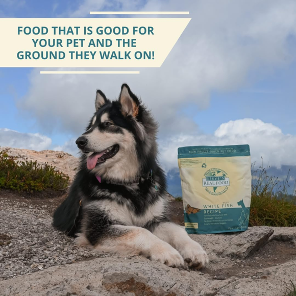 Steve’s Real Food White Fish Recipe Freeze-Dried Pet Food for Cats & Dogs (1.25 lb) - Freeze-Dried Dog & Cat Food 5