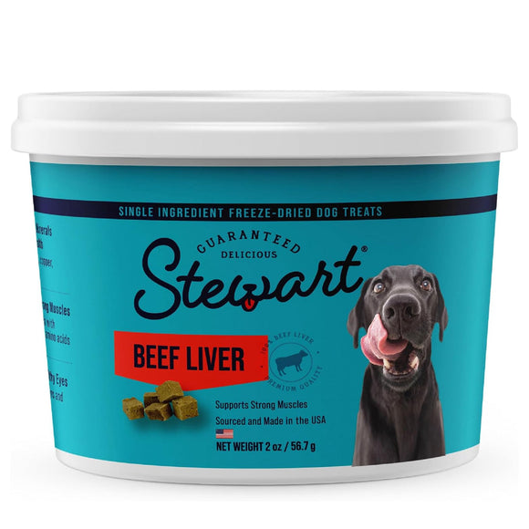 Stewart Beef Liver Freeze-Dried Treats For Dogs - 2-oz - Dog Treats 8
