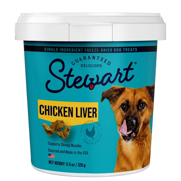 Stewart Chicken Liver Freeze-Dried Treats For Dogs - 11.5-oz - Dog Treats 8