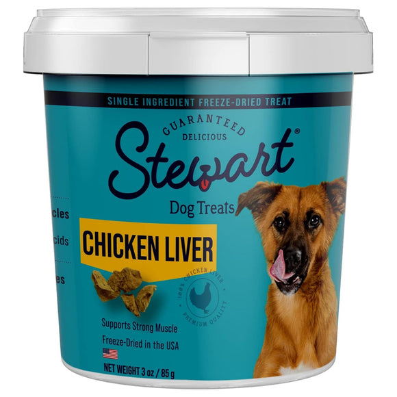 Stewart Chicken Liver Freeze-Dried Treats For Dogs - 3-oz - Dog Treats 9