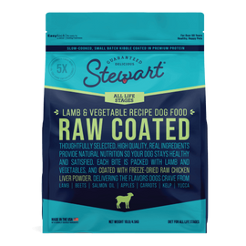 Stewart Raw Coated Lamb & Vegetable Recipe Food For Dogs - Freeze-Dried Dog Food 1