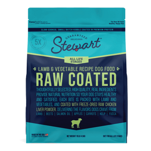 Stewart Raw Coated Lamb & Vegetable Recipe Food For Dogs - Freeze-Dried Dog Food 1