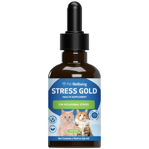 Stress Gold - For High Stress Situations in Cats (2 oz) - Cat Supplements & Vitamins 1