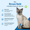 Stress Gold - For High Stress Situations in Cats (2 oz) - Cat Supplements & Vitamins 3
