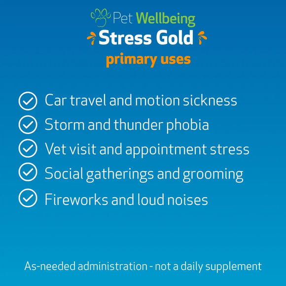 Stress Gold - For High Stress Situations in Dogs (2 oz) - Dog Supplements & Vitamins 4