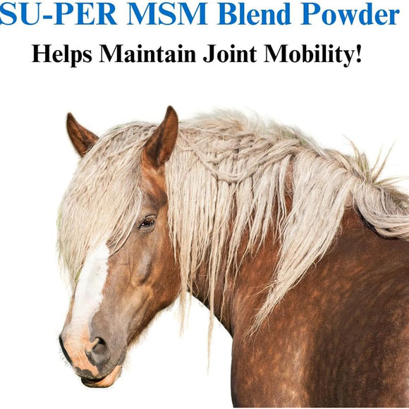 Su-Per MSM Blend Powder for Horse 2.5-lb - Joint Supplements for Horses 3