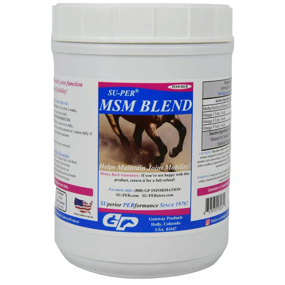 Su-Per MSM Blend Powder for Horse 2.5-lb - Joint Supplements for Horses 1