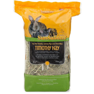 Sunseed Sunsations Timothy Hay for Rabbits Guinea Pigs & Chinchillas - 28-oz - Small Animal Bedding 1
