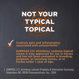 Surpass Topical Cream for Horses (124 g) - Osteoarthritis Medication - Pet Medicine 2