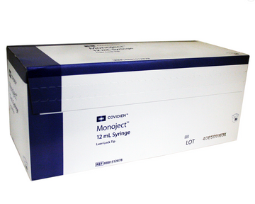 Monoject 12cc Luer-Lock Syringe, No Needle (80 count)
