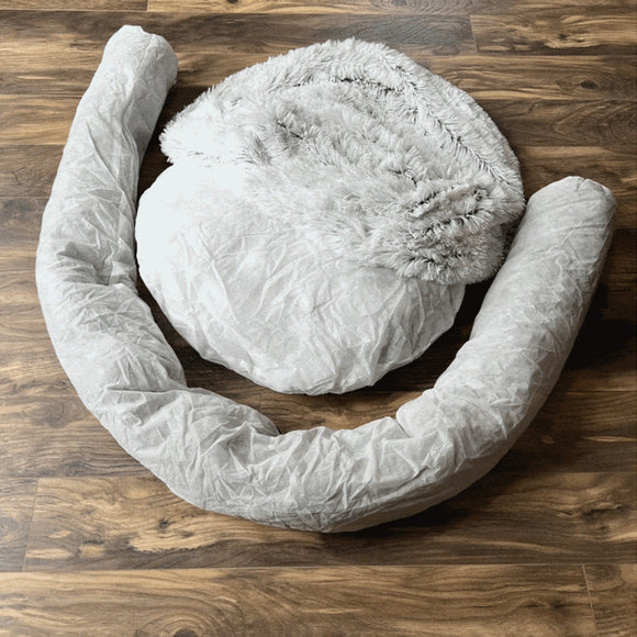 Tall Tails Dog & Cat Cuddle Bed Frosted - Dog Beds & Furniture 9
