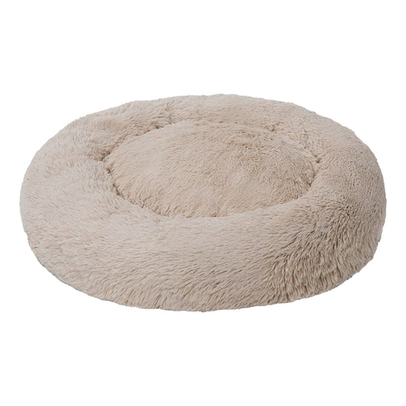 Tall Tails Dog & Cat Cuddle Bed Frosted - Khaki / X-Small (17’’ x 17’’ x 6’’) - Dog Beds & Furniture 1