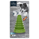 Tall Tails Dog Natural Rubber Toy 4-in - Evergreen - Dog Toys 4