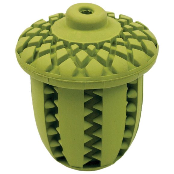Tall Tails Dog Natural Rubber Toy Acorn 3-in - Dog Toys 1